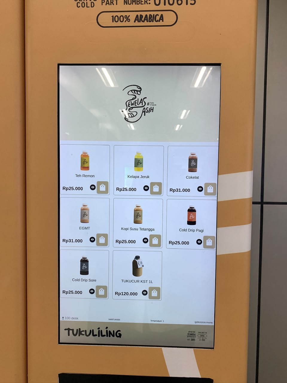 Pilihan Tukuliling Kopi Tuku MRT