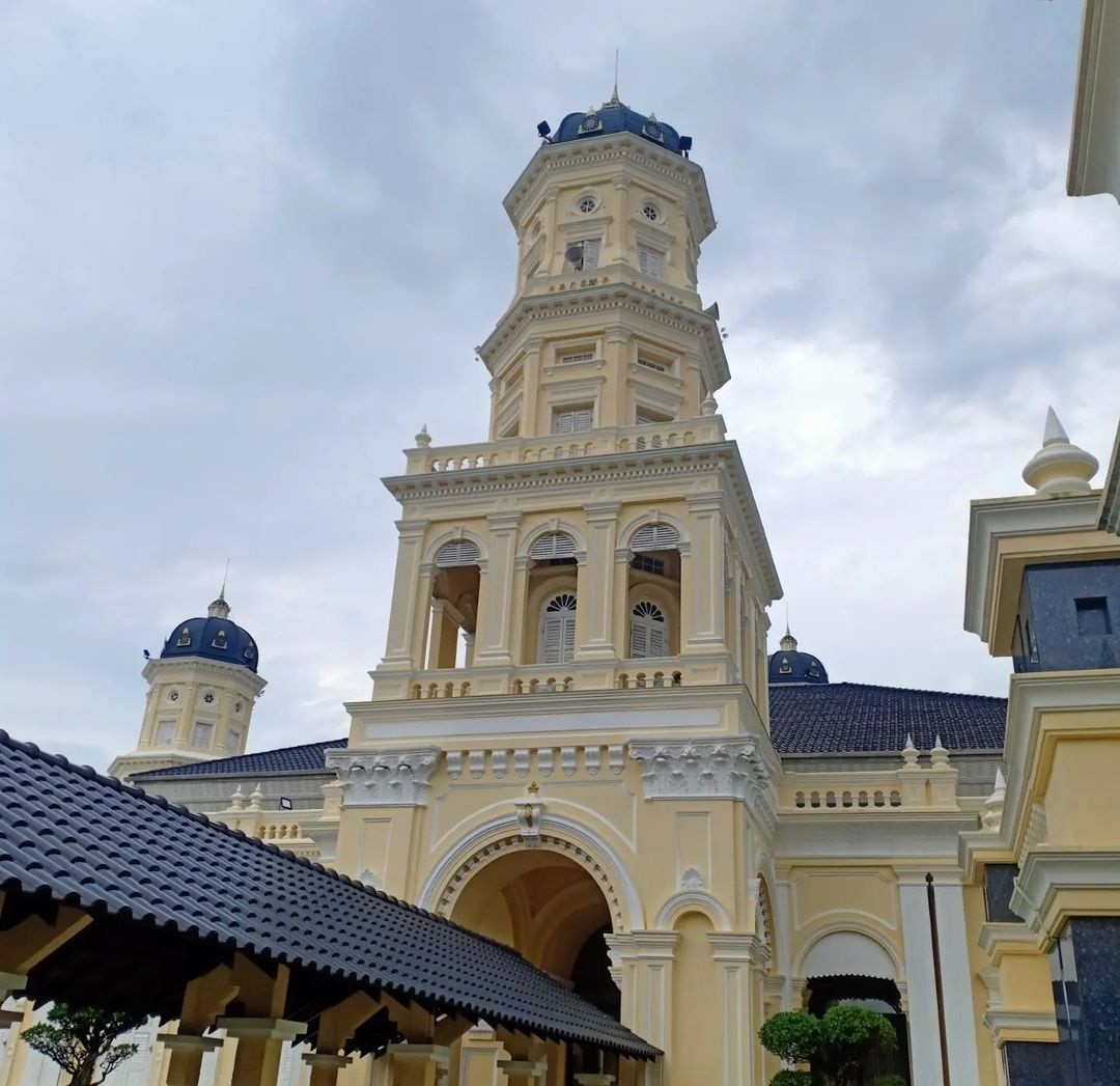 Sultan Abu Bakar State Mosque in Johor Bahru, Malaysia