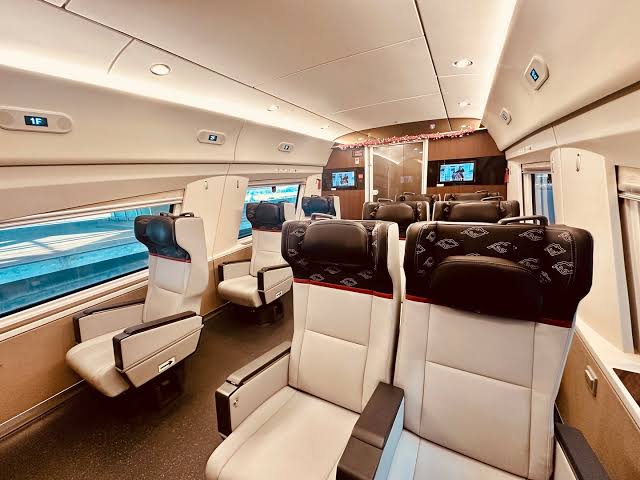 Train travel route through Indonesia